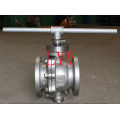 Worm Gearbox Flanged Trunion Stainless Steel Ball Valve